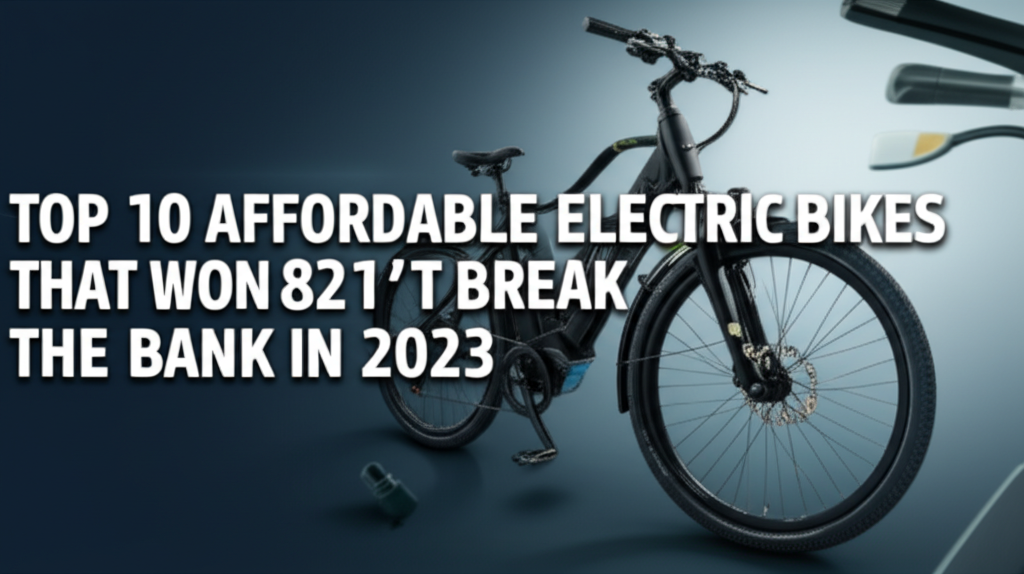 Top 10 Affordable Electric Bikes That Won’t Break the Bank in 2023